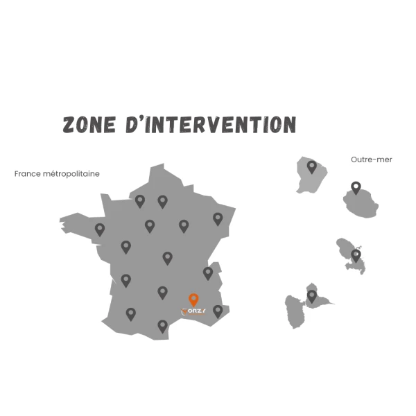 zone d'intervention 
